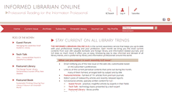 Desktop Screenshot of informedlibrarian.com
